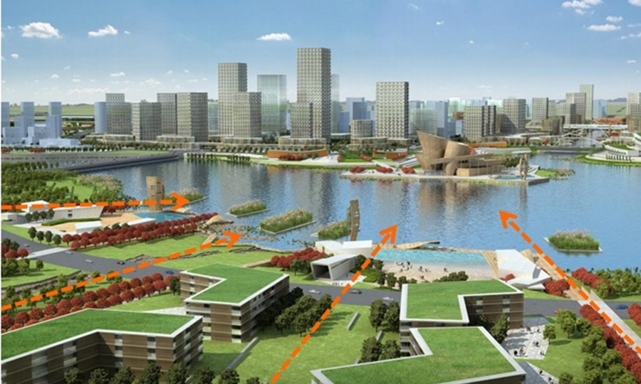 郑州经济技术开发区蝶湖景观提升工程